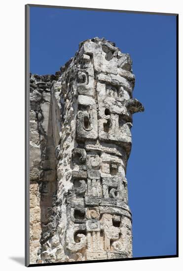 Chac Rain God, Dzibilnocac (Painted Vault) Temple, Dzibilnocac-Richard Maschmeyer-Mounted Photographic Print