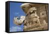 Chac Rain God Mask, the Church (La Iglesia), Chichen Itza, Yucatan, Mexico, North America-Richard Maschmeyer-Framed Stretched Canvas