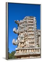 Chac Rain God Masks, the Palace, Xlapak, Mayan Archaeological Site, Yucatan, Mexico, North America-Richard Maschmeyer-Framed Photographic Print