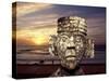 Chacmool Statue, Cancun, Mexico-Demetrio Carrasco-Stretched Canvas