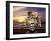 Chacmool Statue, Cancun, Mexico-Demetrio Carrasco-Framed Photographic Print