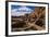 Chaco Ruins in the Chaco Culture Nat'l Historic Park, UNESCO World Heritage Site, New Mexico, USA-Michael Runkel-Framed Photographic Print