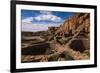 Chaco Ruins in the Chaco Culture Nat'l Historic Park, UNESCO World Heritage Site, New Mexico, USA-Michael Runkel-Framed Photographic Print