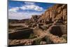 Chaco Ruins in the Chaco Culture Nat'l Historic Park, UNESCO World Heritage Site, New Mexico, USA-Michael Runkel-Mounted Photographic Print