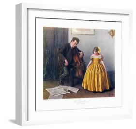 Chaconne Cellist and a Girl-Douglas Adams-Framed Collectable Print