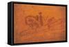 Chad, Ennedi Massif, Cave Paintings-null-Framed Stretched Canvas