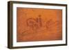 Chad, Ennedi Massif, Cave Paintings-null-Framed Giclee Print
