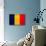 Chad Flag Design with Wood Patterning - Flags of the World Series-Philippe Hugonnard-Art Print displayed on a wall