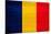 Chad Flag Design with Wood Patterning - Flags of the World Series-Philippe Hugonnard-Stretched Canvas