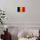 Chad Flag Design with Wood Patterning - Flags of the World Series-Philippe Hugonnard-Art Print displayed on a wall