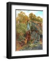 Chagford Mill, Devon-John Syer-Framed Premium Giclee Print