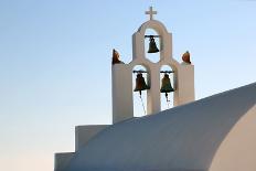 Santorini Greece. White Town on the Rocks by the Sea.-chagin-Photographic Print