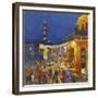 Chai Cafe in Clock Tower Square, Jodphur, 2017-Andrew Gifford-Framed Giclee Print