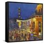 Chai Cafe in Clock Tower Square, Jodphur, 2017-Andrew Gifford-Framed Stretched Canvas