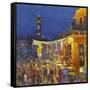 Chai Cafe in Clock Tower Square, Jodphur, 2017-Andrew Gifford-Framed Stretched Canvas