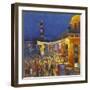 Chai Cafe in Clock Tower Square, Jodphur, 2017-Andrew Gifford-Framed Giclee Print