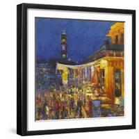 Chai Cafe in Clock Tower Square, Jodphur, 2017-Andrew Gifford-Framed Giclee Print