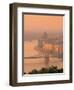 Chain Bridge and Danube River, Budapest, Hungary-Jon Arnold-Framed Photographic Print