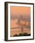 Chain Bridge and Danube River, Budapest, Hungary-Jon Arnold-Framed Photographic Print