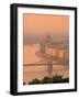 Chain Bridge and Danube River, Budapest, Hungary-Jon Arnold-Framed Photographic Print