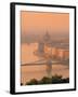 Chain Bridge and Danube River, Budapest, Hungary-Jon Arnold-Framed Photographic Print