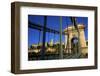 Chain Bridge and Hungarian National Gallery, Budapest, Hungary, Europe-Neil Farrin-Framed Photographic Print