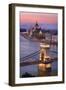 Chain Bridge and Parliament Building in Budapest-Jon Hicks-Framed Photographic Print