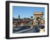 Chain Bridge and Royal Palace on Castle Hill, Budapest, Hungary-Doug Pearson-Framed Photographic Print