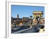 Chain Bridge and Royal Palace on Castle Hill, Budapest, Hungary-Doug Pearson-Framed Photographic Print