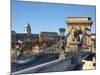 Chain Bridge and Royal Palace on Castle Hill, Budapest, Hungary-Doug Pearson-Mounted Photographic Print