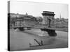 Chain Bridge in Budapest-null-Stretched Canvas