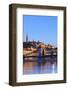 Chain Bridge, Matyas Church (Matthias Church) and Fisherman's Bastion, Budapest, Hungary, Europe-Neil Farrin-Framed Photographic Print