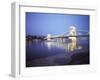 Chain Bridge Over the Danube River, Budapest, Hungary-Oliviero Olivieri-Framed Photographic Print