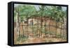 Chain Link Gates, Italy-Christine McKechnie-Framed Stretched Canvas