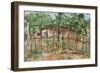 Chain Link Gates, Italy-Christine McKechnie-Framed Giclee Print