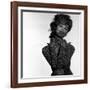 Chain Mail Projection on Model with Hands on her Neck, 1960s-John French-Framed Giclee Print