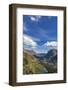 Chain of Lakes to the Many Glacier Valley from Swiftcurrent Pass area in Glacier NP, Montana-Chuck Haney-Framed Photographic Print