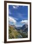 Chain of Lakes to the Many Glacier Valley from Swiftcurrent Pass area in Glacier NP, Montana-Chuck Haney-Framed Photographic Print