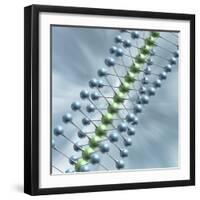 Chain of Molecules-null-Framed Photographic Print