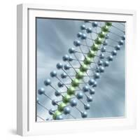 Chain of Molecules-null-Framed Photographic Print