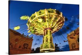 Chain Swing Ride, Prater, Vienna, Austria-George Oze-Stretched Canvas