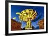 Chain Swing Ride, Prater, Vienna, Austria-George Oze-Framed Photographic Print