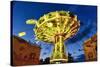 Chain Swing Ride, Prater, Vienna, Austria-George Oze-Stretched Canvas