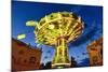 Chain Swing Ride, Prater, Vienna, Austria-George Oze-Mounted Photographic Print