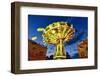 Chain Swing Ride, Prater, Vienna, Austria-George Oze-Framed Photographic Print