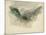 Chaîne de montagnes dans la brume-Eugene Delacroix-Mounted Giclee Print