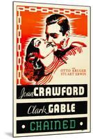 Chained, Joan Crawford, Clark Gable, 1934-null-Mounted Photo