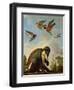 Chained Monkey in a Landscape-Melchior de Hondecoeter-Framed Giclee Print