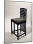 Chair, 1904-Charles Rennie Mackintosh-Mounted Giclee Print