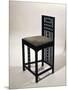 Chair, 1904-Charles Rennie Mackintosh-Mounted Giclee Print